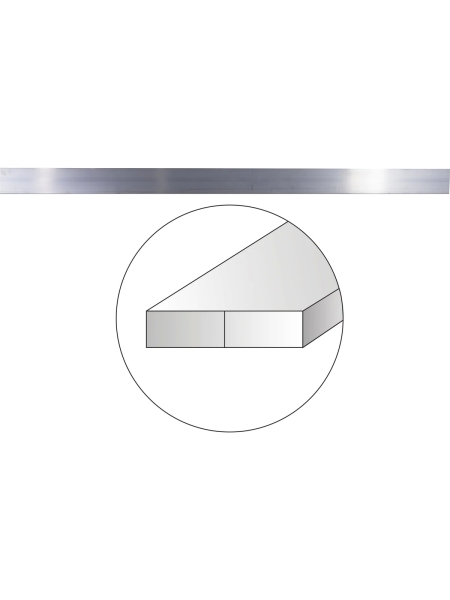 Прямоугольное алюминиевое правило 2.5м Inforce Профи 06-02-0009