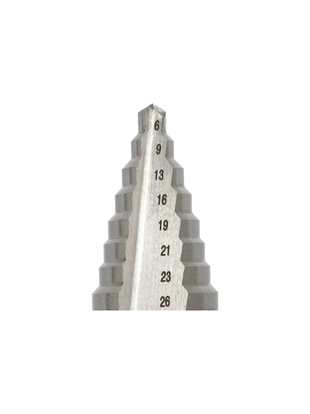 Сверло ступенчатое (6-38 мм; M42) Inforce 11-01-493