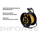 Силовой удлинитель на катушке Inforce 4 гнезда, с/з ПВС 3х1,5 16A 30м IP44 GRANITE ZG 09-15-05