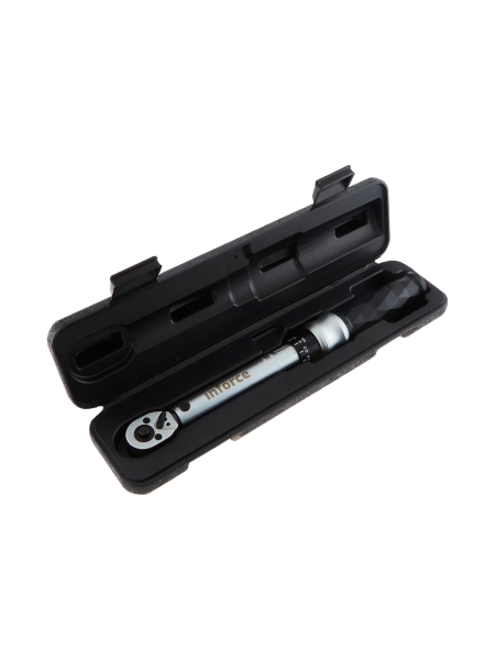 Динамометрический ключ 1/4" 5-25 Нм Inforce, Длина 315мм, Сталь Cr-V, Профессиональный 06-05-108