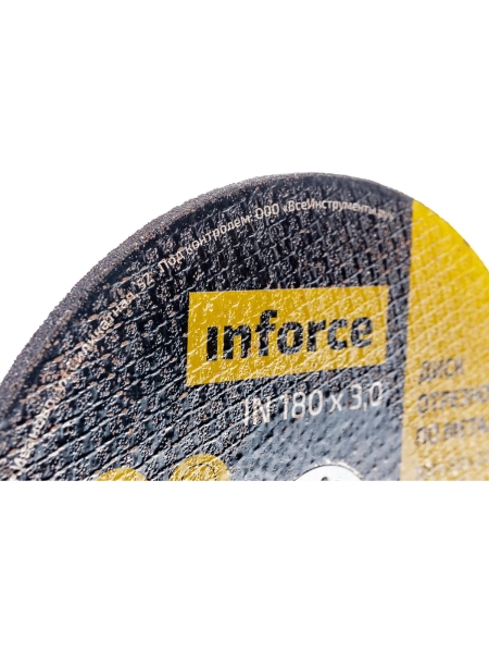Диск отрезной по металлу (180х22х3 мм) Inforce 11-01-110