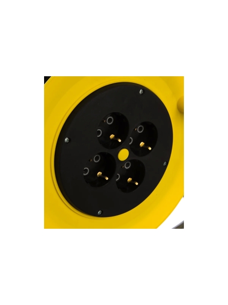 Силовой удлинитель на катушке Inforce К4-Е-30 30 м 4 розетки с з/к 25130