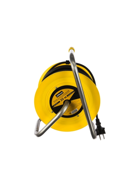 Силовой удлинитель на катушке Inforce К4-Е-30 30 м 4 розетки с з/к 25130