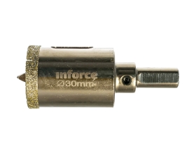 Коронка алмазная по стеклу и керамике (30 мм; 30 мм) Inforce 11-01-069
