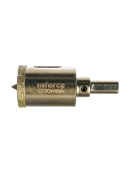 Коронка алмазная по стеклу и керамике (30 мм; 30 мм) Inforce 11-01-069