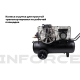 Ременной компрессор (50 л; 8 бар; 450 л/мин) Inforce BCX-50L 04-06-30