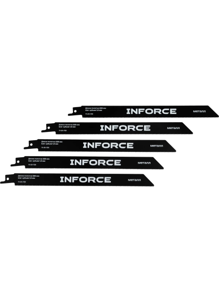 Полотна по металлу 228x1,8мм, 5 шт, Inforce 11-01-731