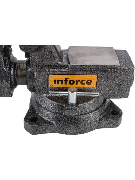 Поворотные слесарные тиски Inforce 140 мм 05-23-10