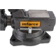 Поворотные слесарные тиски Inforce 140 мм 05-23-10