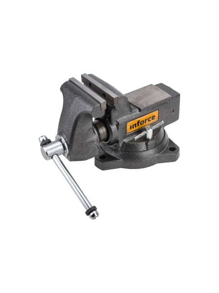 Поворотные слесарные тиски Inforce 140 мм 05-23-10