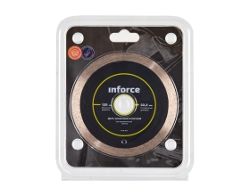 Диск алмазный отрезной по керамической плитке 125х22,2х1,6 мм INFORCE 11-01-703