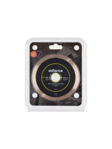 Диск алмазный отрезной по керамической плитке 125х22,2х1,6 мм INFORCE 11-01-703