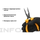 Никелированные длинногубцы Inforce 160мм 06-18-46