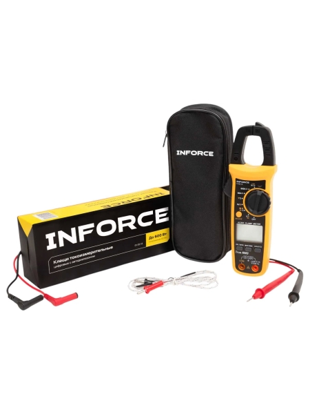 Токоизмерительные цифровые клещи с автодиапазоном Inforce 01-05-13