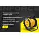 Силовой удлинитель Inforce на катушке 4 гнезда, с/з ПВС 3х1,5 16A 10м IP20 GRANITE ZG 09-15-09