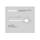 Долото плоское (80х300 мм; SDS max) Inforce 11-01-333