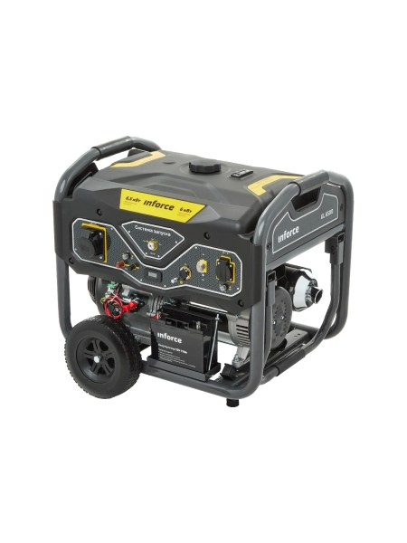 Бензиновый генератор (6,5 кВт; эл.стартер; ATS, колёса и ручки) Inforce GL 6500 04-03-15