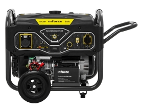 Бензиновый генератор (6,5 кВт; эл.стартер; ATS, колёса и ручки) Inforce GL 6500 04-03-15