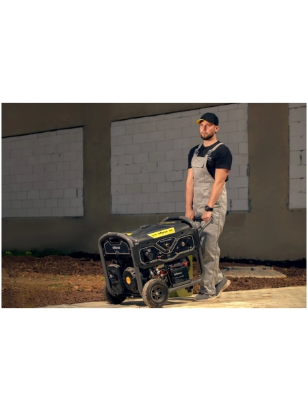 Бензиновый генератор (6,5 кВт; эл.стартер; ATS, колёса и ручки) Inforce GL 6500 04-03-15