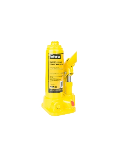 Гидравлический бутылочный домкрат 2т Inforce T90204S