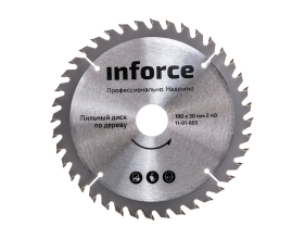 Диск пильный по дереву (190х30 мм; 40Z) Inforce 11-01-605