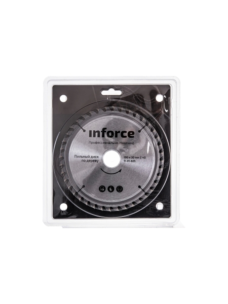 Диск пильный по дереву (190х30 мм; 40Z) Inforce 11-01-605