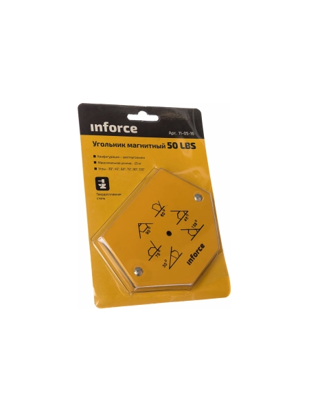 Угольник магнитный шестиугольник 50LBS Inforce 11-05-16