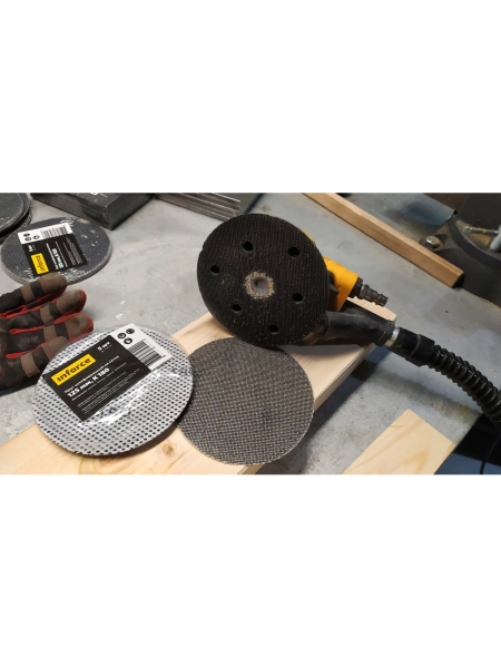 Круг шлифовальный на сетке (5 шт; 125 мм; K 240; картонный бокс) Inforce 11-01-304