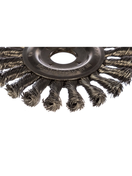 Щетка дисковая плоская для УШМ (125х22.2 мм) Inforce 11-01-050