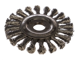 Щетка дисковая плоская для УШМ (125х22.2 мм) Inforce 11-01-050