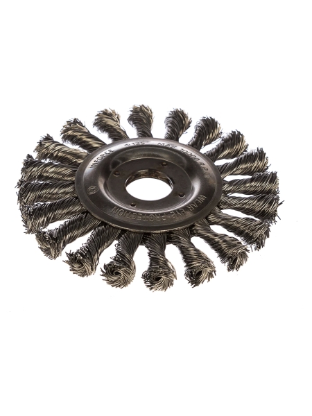 Щетка дисковая плоская для УШМ (125х22.2 мм) Inforce 11-01-050