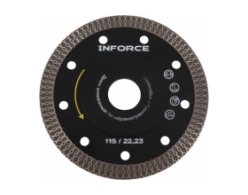 Диск алмазный турбо ультратонкий 115x22.2 мм Inforce 11-01-495