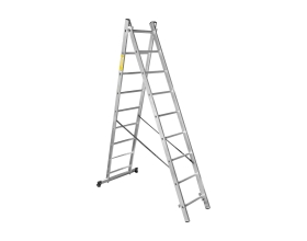Двухсекционная алюминиевая лестница Inforce 2х9 Л-02-09