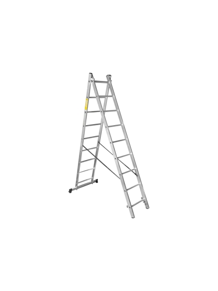 Двухсекционная алюминиевая лестница Inforce 2х9 Л-02-09