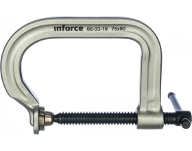 G-образная струбцина 70х80 мм Inforce 06-03-19