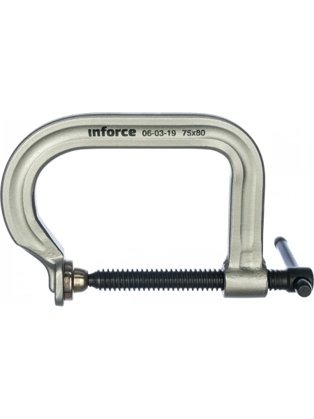 G-образная струбцина 70х80 мм Inforce 06-03-19