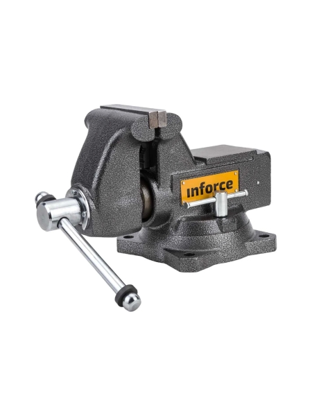Поворотные слесарные тиски Inforce 115 мм 05-23-09