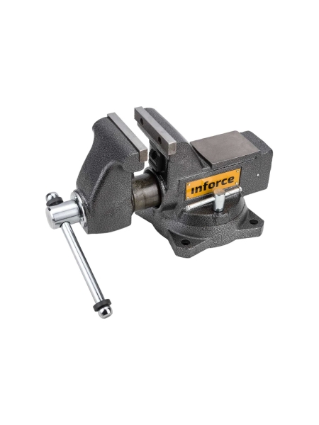 Поворотные слесарные тиски Inforce 115 мм 05-23-09