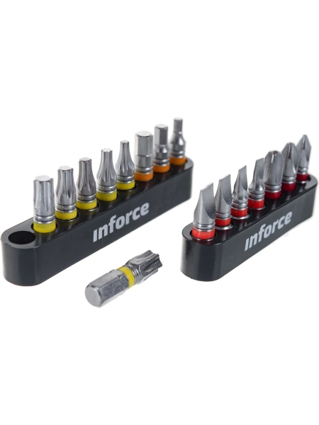 Набор инструментов Inforce 77 предметов 1/2 дюйма и 1/4 дюйма, Сталь Cr-V, Профессиональный, 06-07-19