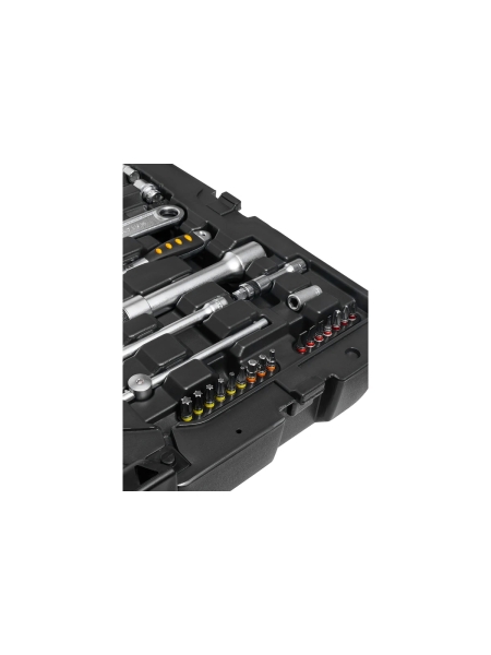 Набор инструментов Inforce 77 предметов 1/2 дюйма и 1/4 дюйма, Сталь Cr-V, Профессиональный, 06-07-19