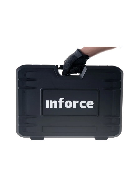 Набор инструментов Inforce 77 предметов 1/2 дюйма и 1/4 дюйма, Сталь Cr-V, Профессиональный, 06-07-19