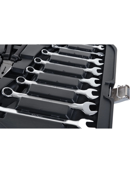 Набор инструментов Inforce 77 предметов 1/2 дюйма и 1/4 дюйма, Сталь Cr-V, Профессиональный, 06-07-19