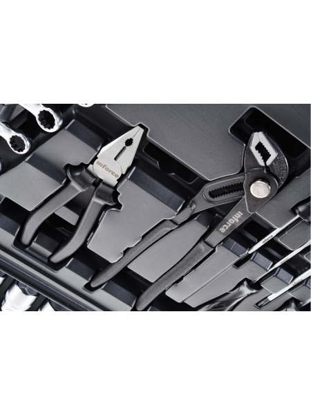 Набор инструментов Inforce 77 предметов 1/2 дюйма и 1/4 дюйма, Сталь Cr-V, Профессиональный, 06-07-19