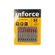Бита (10 шт; Pz1; 50 мм) для шуруповерта Inforce 11-01-168