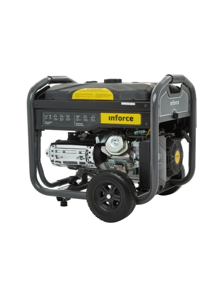 Бензиновый генератор (5,5 кВт; эл.стартер; колёса и ручки) Inforce GL 5500 04-03-21