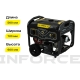 Бензиновый генератор (5,5 кВт; эл.стартер; колёса и ручки) Inforce GL 5500 04-03-21