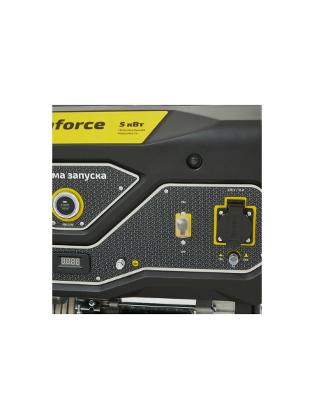 Бензиновый генератор (5,5 кВт; эл.стартер; колёса и ручки) Inforce GL 5500 04-03-21