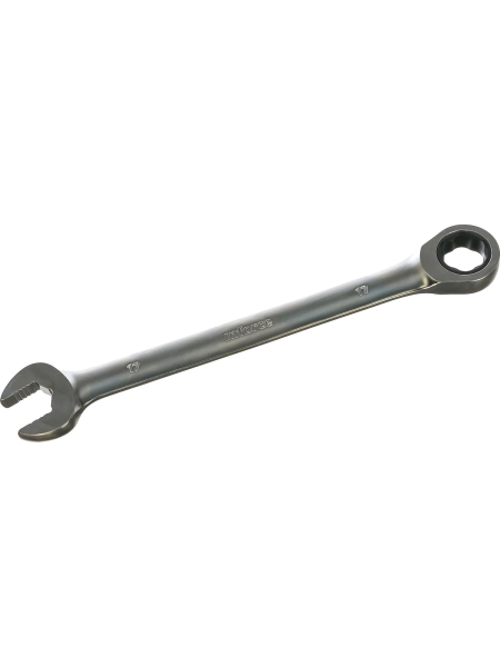 Комбинированный трещоточный ключ 17мм Inforce, Сталь Cr-V, 72 зуба, профессиональный, 06-05-83