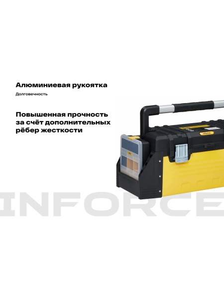 Ящик для инструмента 24,5" с 2 органайзерами Inforce 06-20-04