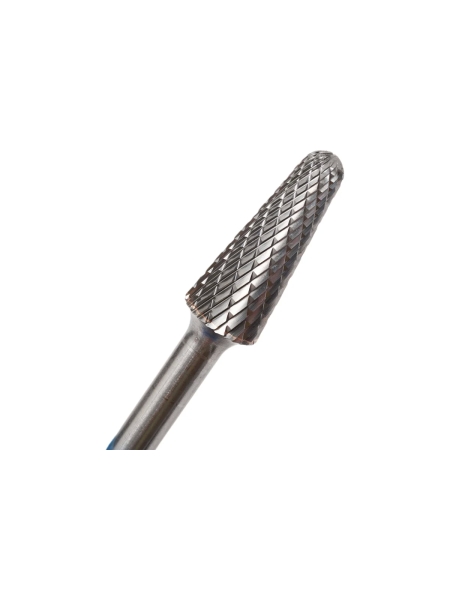 Бор-фреза форма L /конус с закругленной головой/ DC 12х25/70 хв. 6 мм Inforce 10-01-425